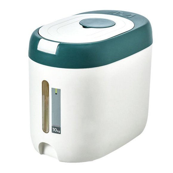 Stylish Large Food Storage Containers with Lids and Airtight Rice Dispenser - Picture 8 of 14